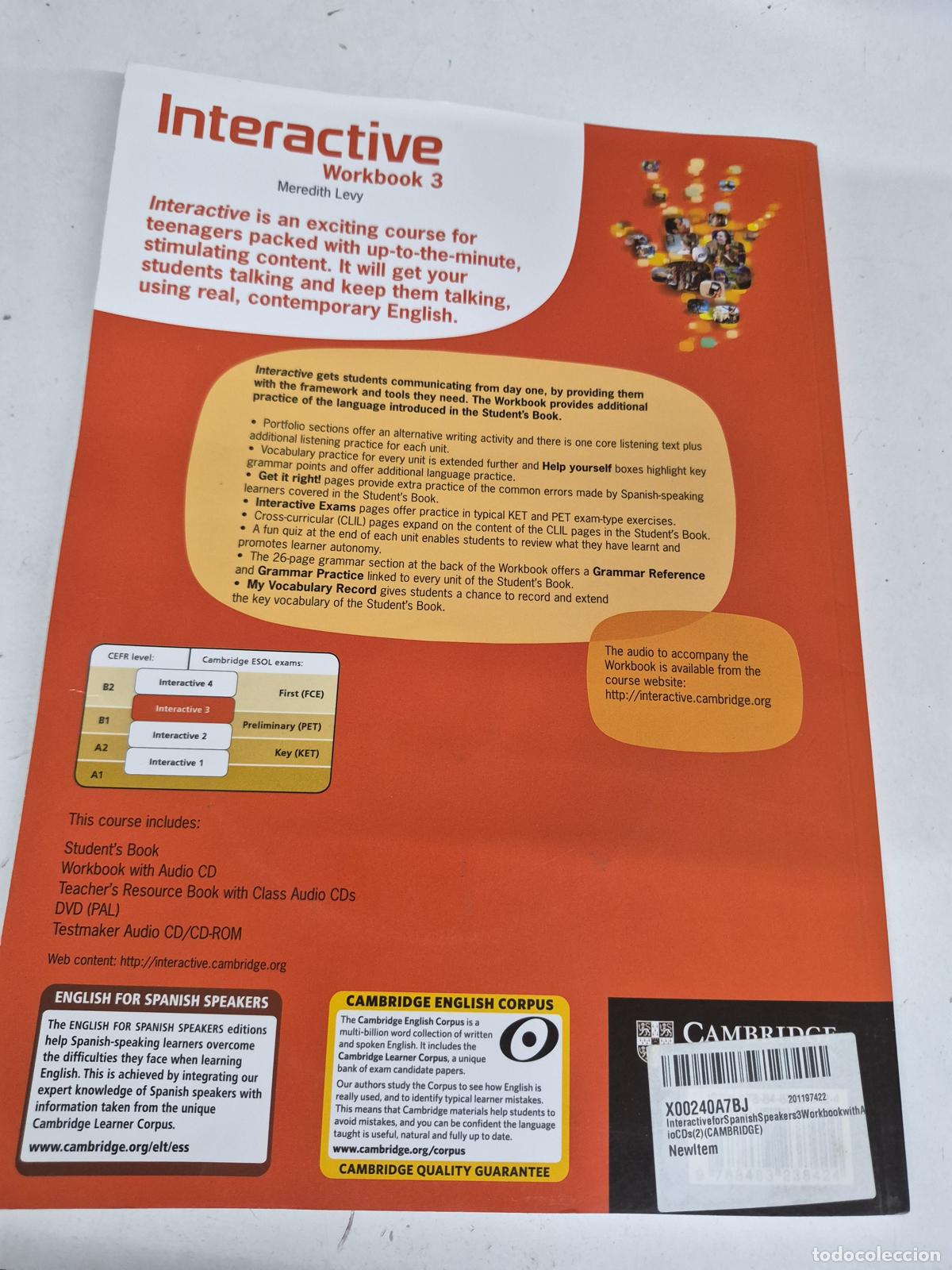 Libros de segunda mano: Interactive Workbook 3 - Meredith Levy - Foto 2