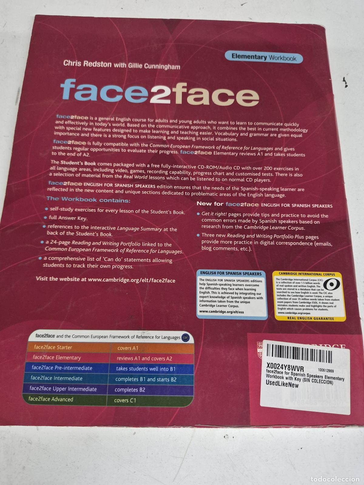 Libros de segunda mano: face2face - Chris Redston, Gillie Cunningham - Foto 2