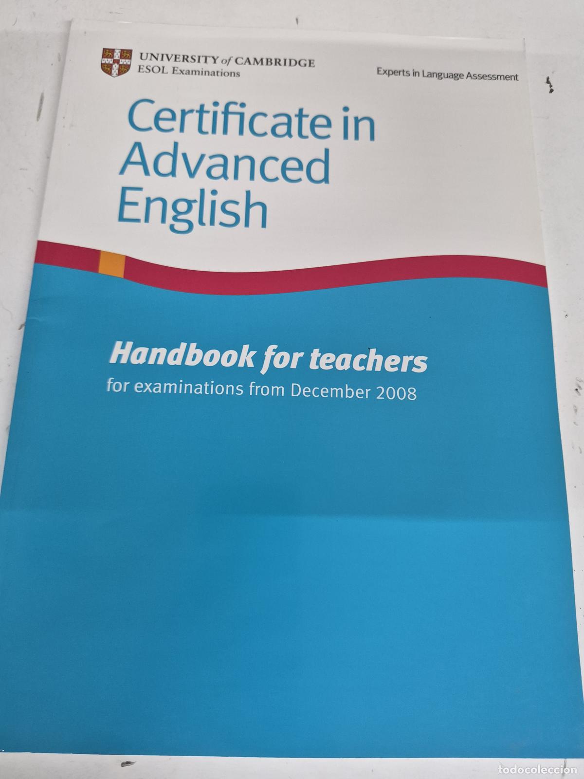 Libri di seconda mano: Certificate in Advanced English - University of Cambridge ESOL Examinations