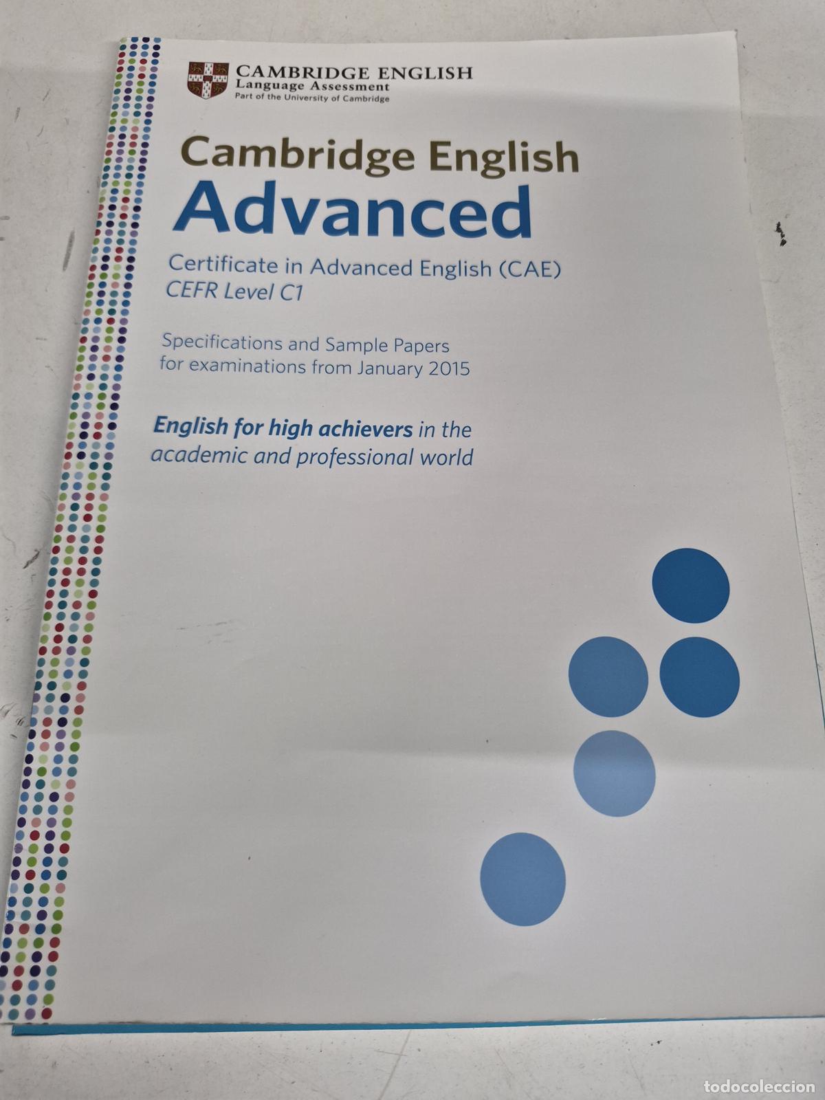 Libri di seconda mano: Cambridge English Advanced - Cambridge English Language Assessment