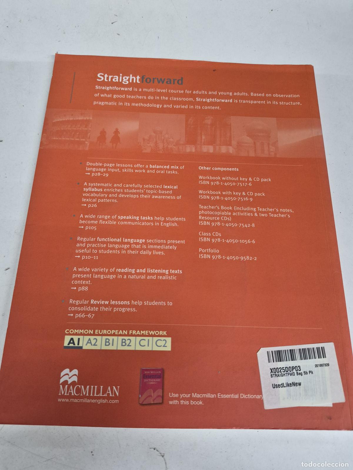 Libros de segunda mano: Straightforward Beginner Students Book - Lindsay Clandfield - Foto 2
