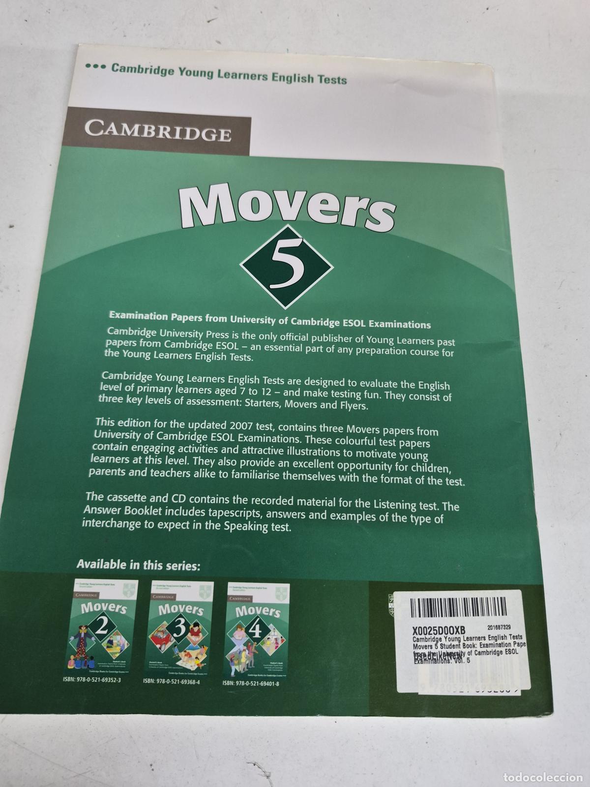 Libros de segunda mano: Movers 5 - Cambridge - Foto 2
