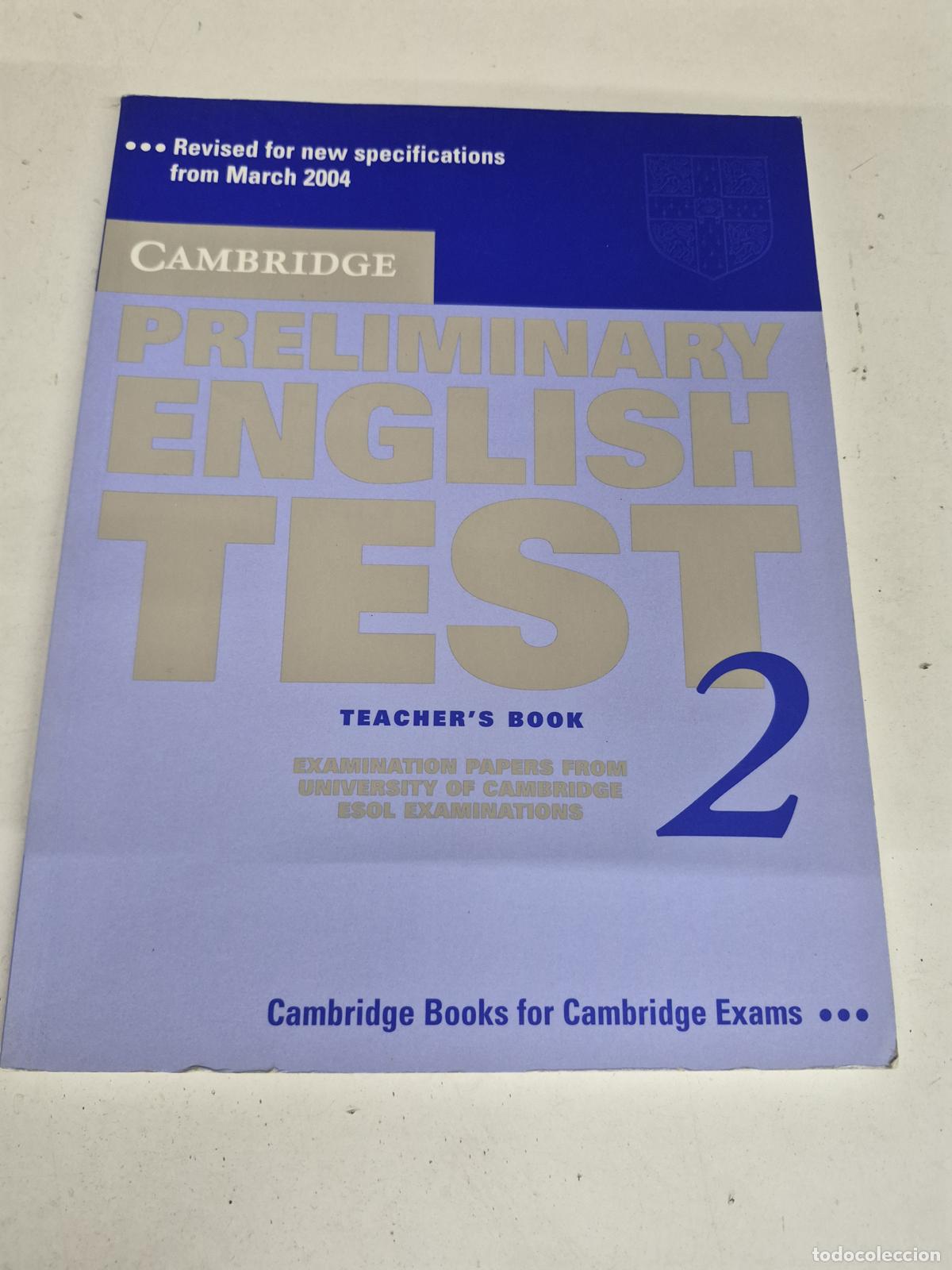 Livres d'occasion: Cambridge Preliminary English Test 2 Teacher's Book - Varios