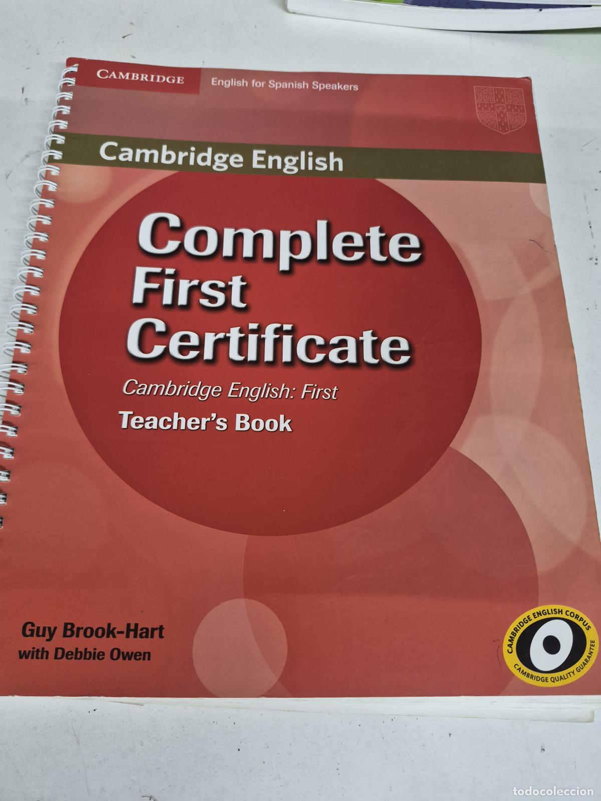 Livres d'occasion: Complete First Certificate for Spanish Speakers Teacher's Book - Guy Brook-Hart; Debbie Owen