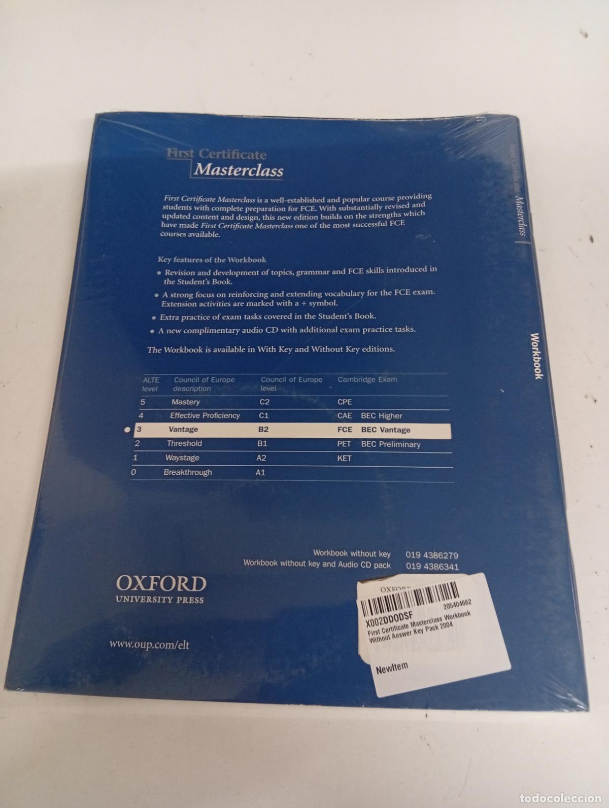 Libros de segunda mano: First Certificate Masterclass - Simon Haines, Barbara Stewart - Foto 2