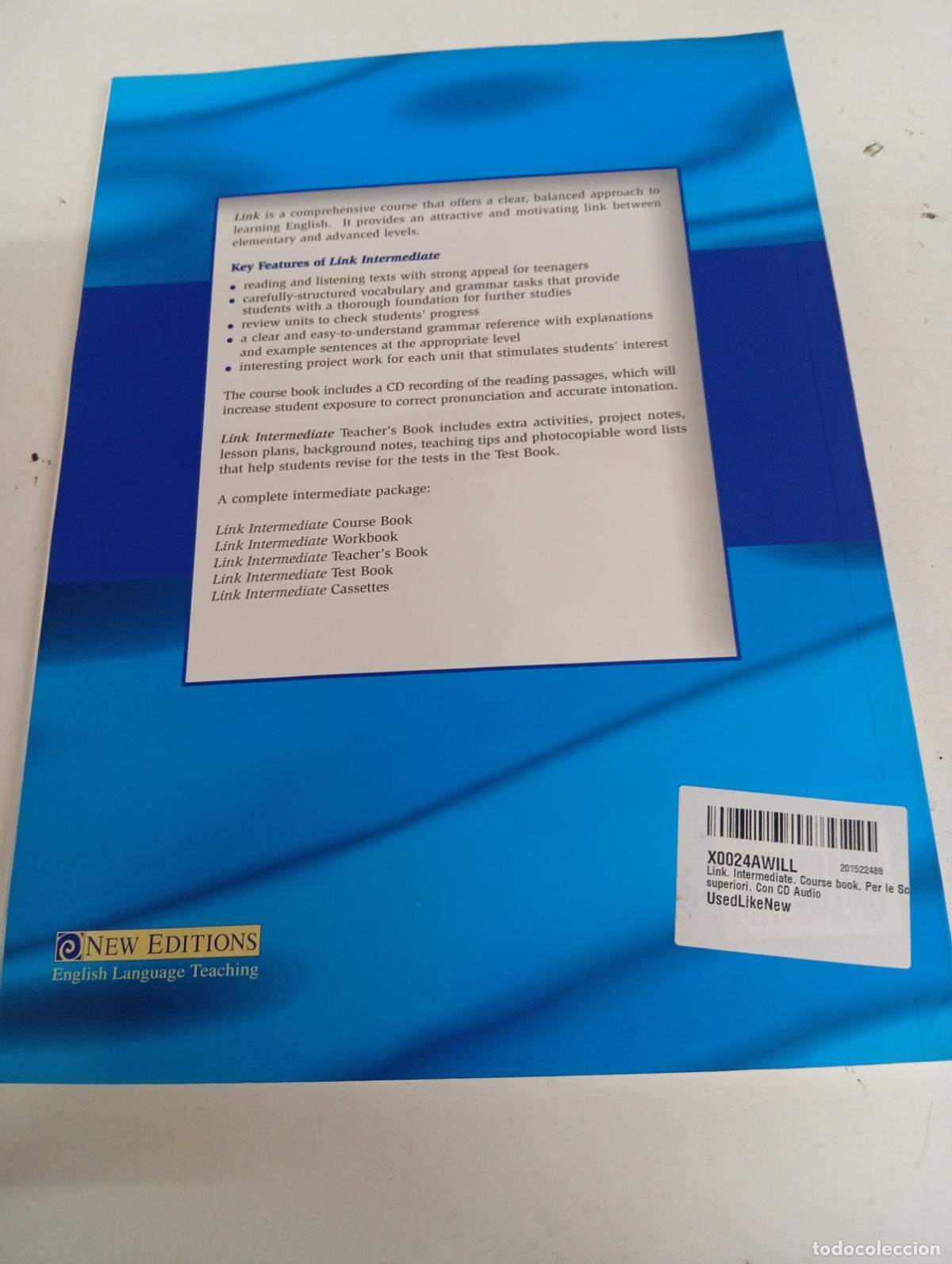 Libros de segunda mano: Link Intermediate Course Book - Sue Emery, Gill Mackie, Nicholas Stephens