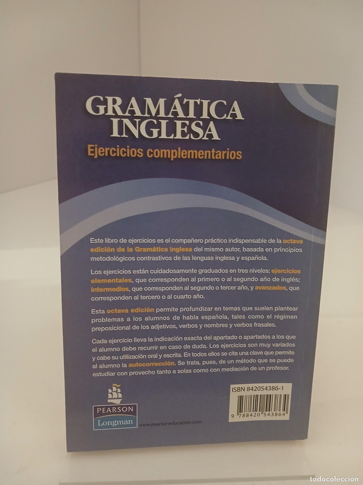 Libros de segunda mano: Gram&aacute;tica inglesa Ejercicios complementarios - Francisco S&aacute;nchez Benedito - Foto 2