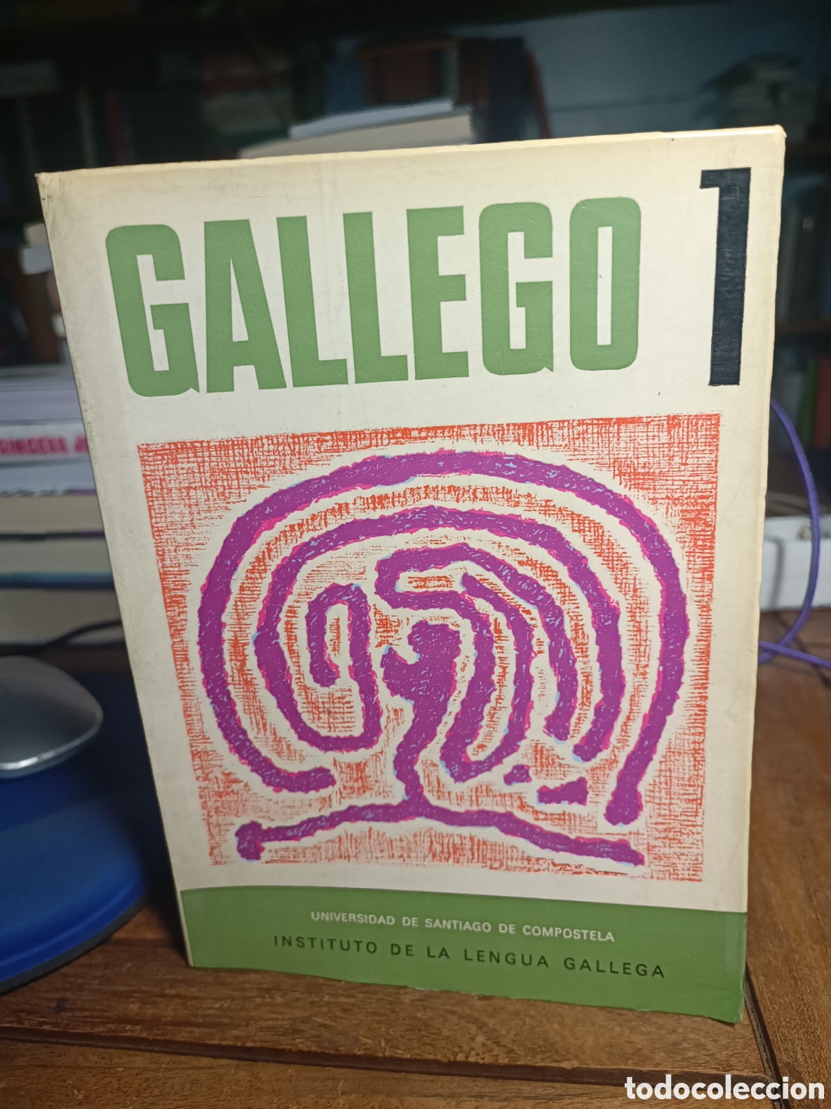 Libros de segunda mano: GALLEGO 1 UNIVERSIDAD SANTIAGO DE COMPOSTELA. INSTITUTO DE LA LENGUA GALLEGA 1971 2DA EDICI&Oacute;N