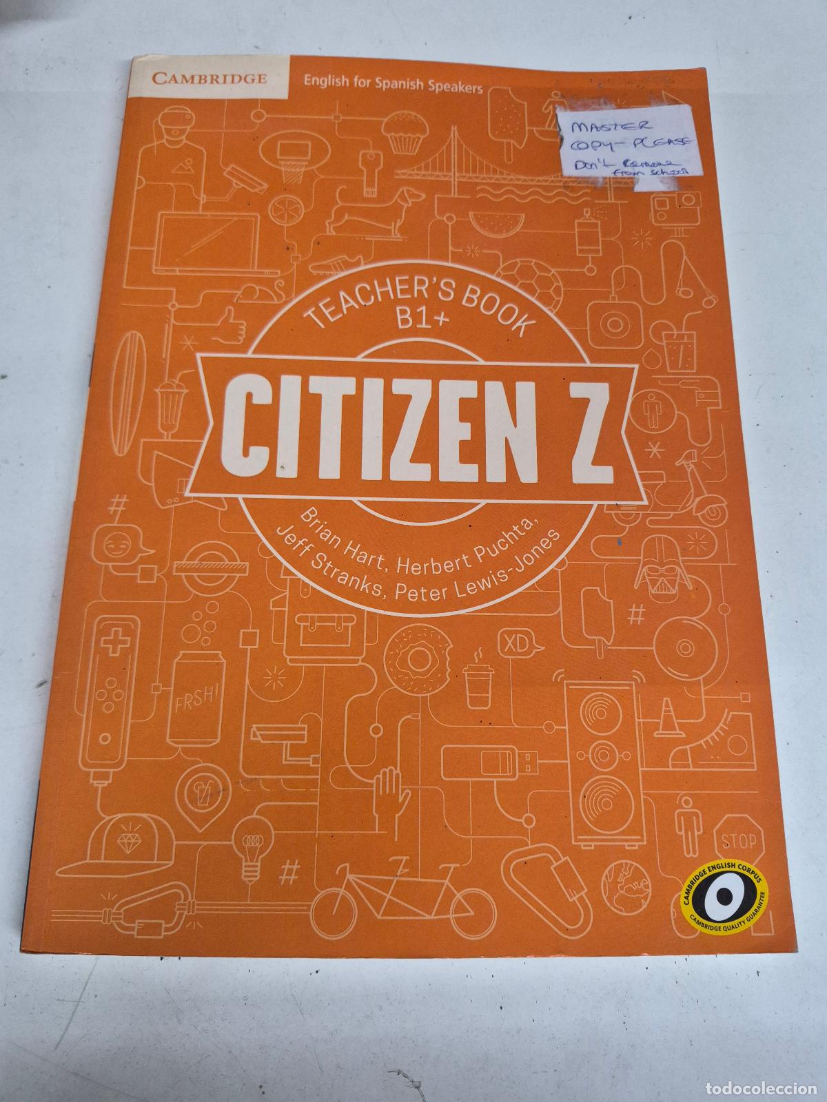Second hand books: Citizen Z B1+ - Teacher's Book - Brian Hart, Herbert Puchta, Jeff Stranks, Peter Lewis-Jones