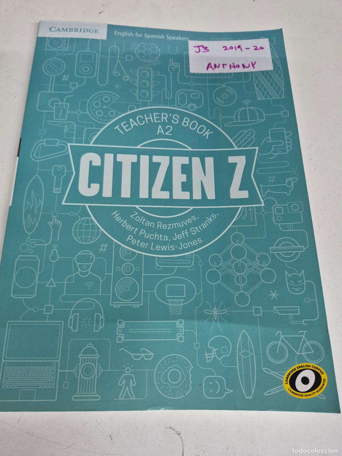 Second hand books: Citizen Z A2 Teacher's Book - Zoltan Rezmuves, Herbert Puchta, Jeff Stranks, Peter Lewis-Jones