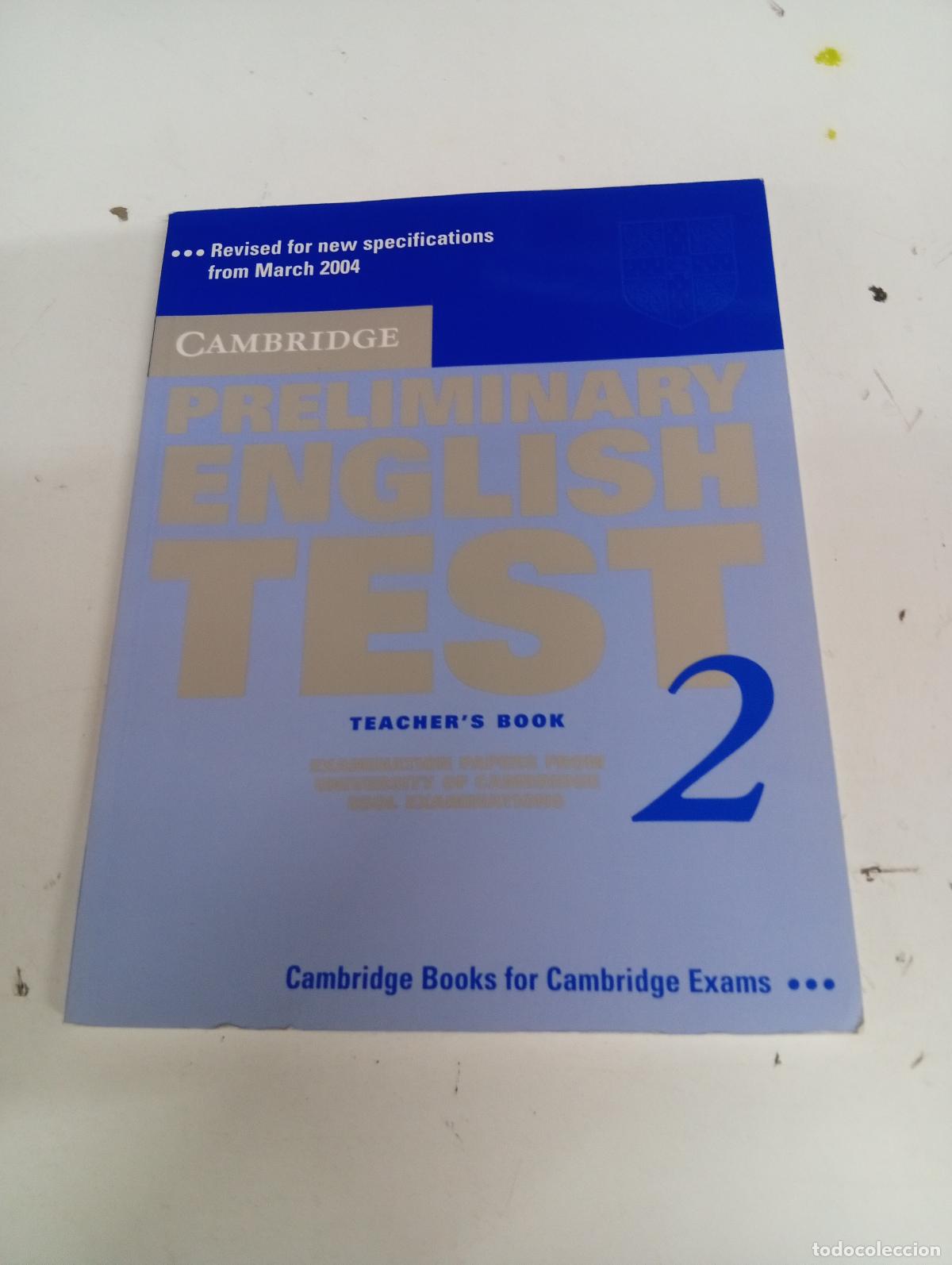 Second hand books: Cambridge Preliminary English Test 2 Teacher's Book