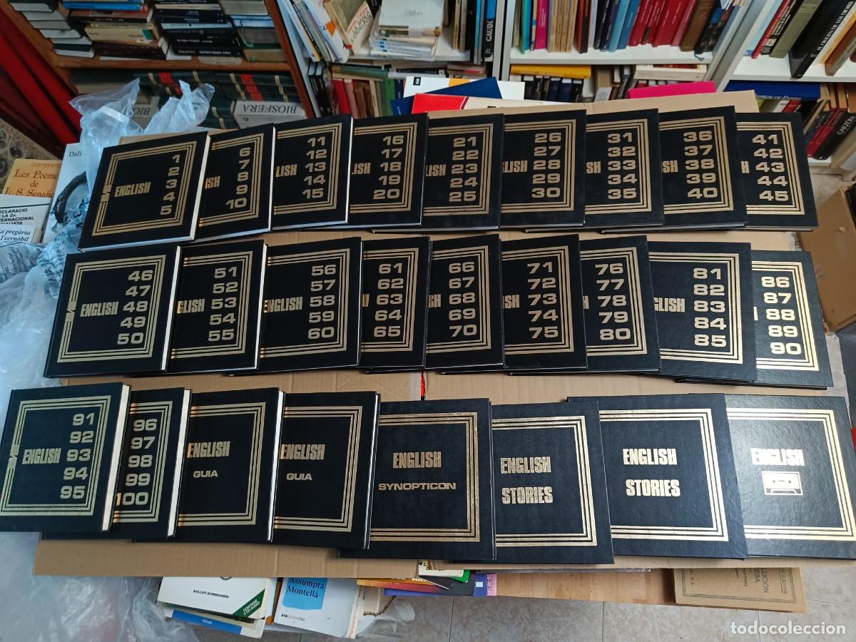 Libros de segunda mano: GRAN LOTE STILLITRON ENGLISH COURSE, CURSO DE INGLES COMPLETO 1-100 , 26 TOMOS, CON CASSETTES