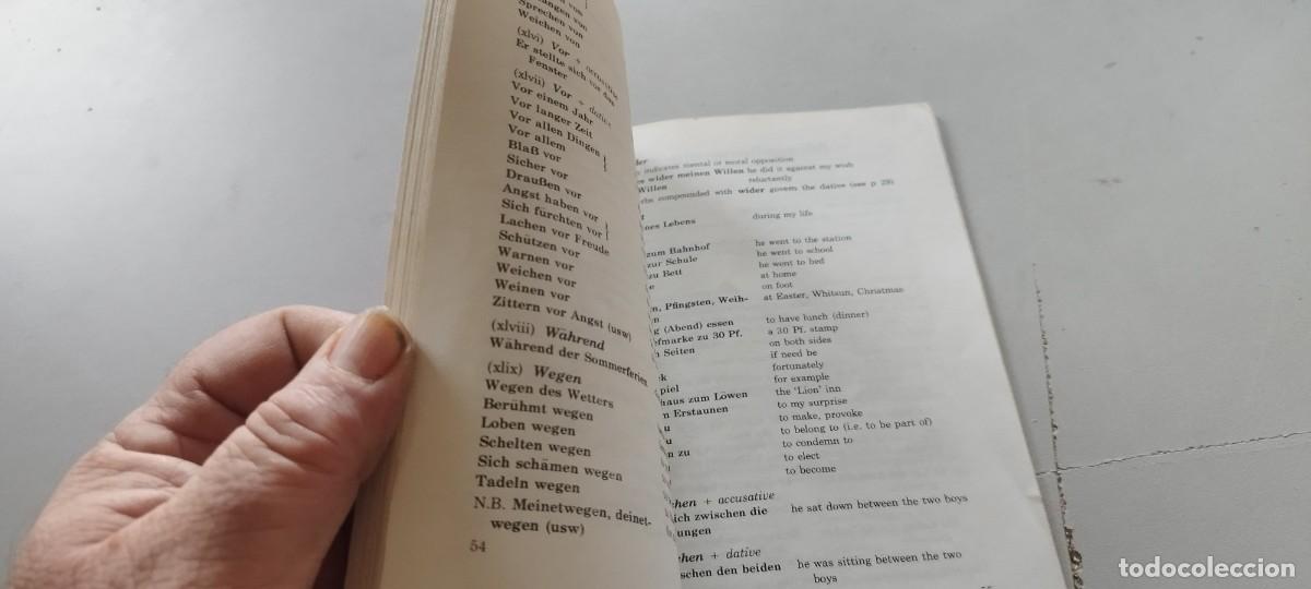Libros de segunda mano: BASIC GERMAN GRAMMAR / J.E.CLAPHAM / TXT 119 / JOHN MURRAY - Foto 4
