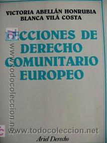 Livros em segunda m&atilde;o: Lecciones de derecho comunitario europeo / Victoria Abell&aacute;n Honrubia, Blanca Vil&aacute; Costa