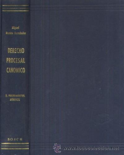 Libros de segunda mano: DERECHO PROCESAL CANONICO  (A/ DE- 288) - Foto 1