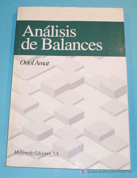 Libros de segunda mano: ANALISIS DE BALANCES. ORIOL AMAT - Foto 1