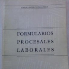 Libros de segunda mano: FORMULARIOS PROCESALES LABORALES. Lote 26558217