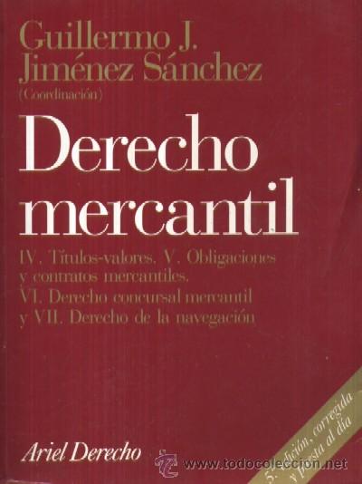 Libros de segunda mano: DERECHO MERCANTIL.  A-DE-433 - Foto 1