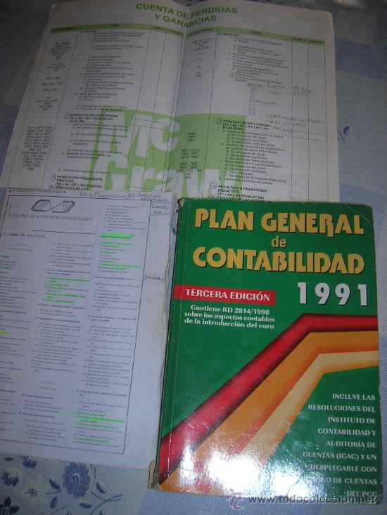 Libros de segunda mano: Plan General de Contabilidad 1991. Tercera edicion. - Foto 1
