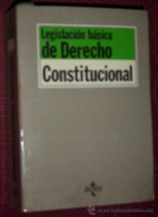 Gebrauchte B&uuml;cher: Legislaci&oacute;n b&aacute;sica de Derecho Constitucional por Punset y Bastida de Tecnos en Madrid 1995 3&ordf; Ed.
