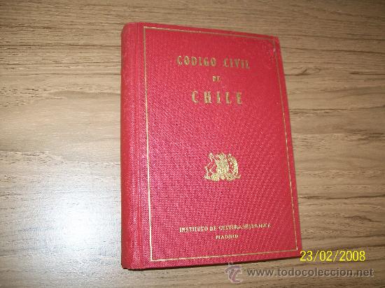 Second hand books: CODIGO CIVIL DE CHILE.-1961-INSTITUTO DE CULTURA HISP&Aacute;NICA- MADID
