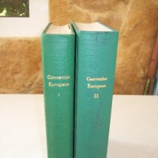 Libros de segunda mano: CONVENIOS EUROPEOS.- TOMOS I Y II.-. Lote 26386584