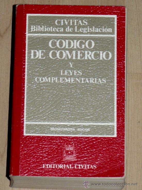 Libros de segunda mano: C&Oacute;DIGO DE COMERCIO Y LEYES COMPLEMENTARIAS. CIVITAS BIBLIOTECA DE LEGISLACI&Oacute;N - Foto 1