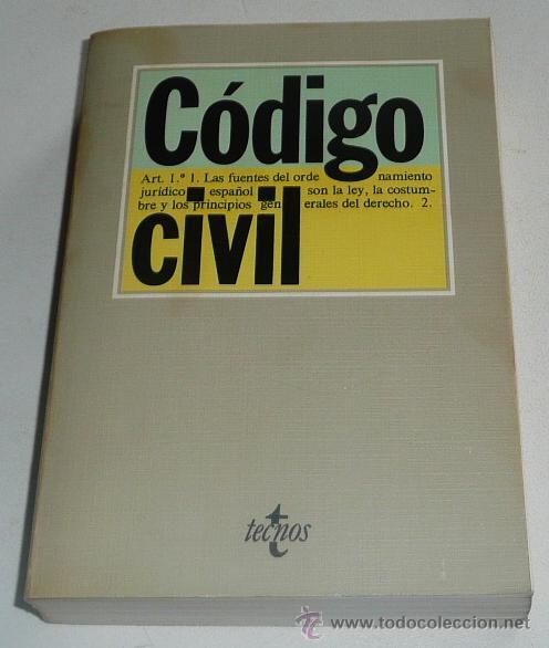 Libros de segunda mano: C&oacute;digo Civil (Editorial Tecnos, 1985) - Foto 1