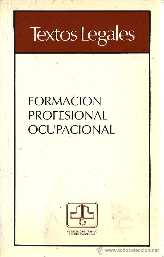 Libros de segunda mano: Formaci&oacute;n profesional ocupacional - 1995 - Foto 1