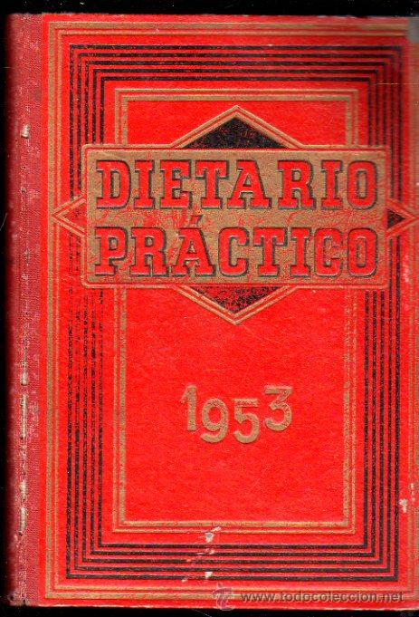 Second hand books: DIETARIO PR&Aacute;CTICO, LIBRO DE CAJA, 1953, 17 POR 23CM