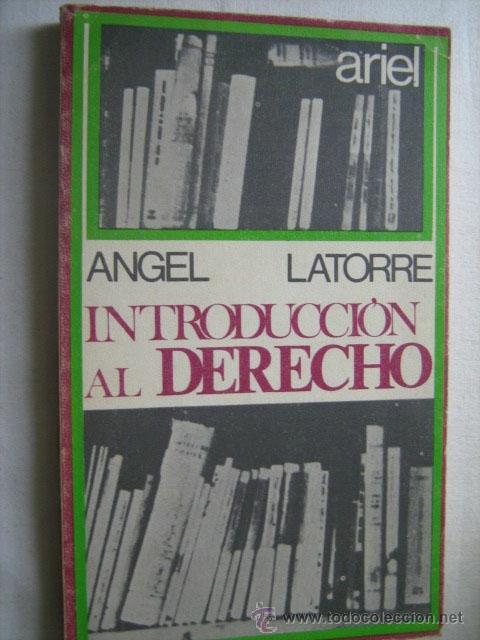Libros de segunda mano: INTRODUCCI&Oacute;N AL DERECHO. LATORRE, &Aacute;ngel. 1968 - Foto 1