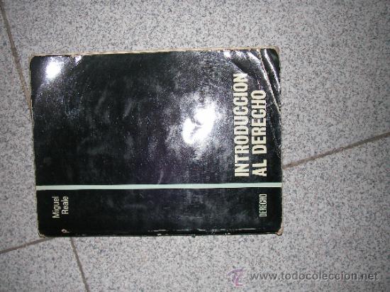 Libros de segunda mano: INTRODUCCION AL DERECHO.  MIGUEL REALE - Foto 1