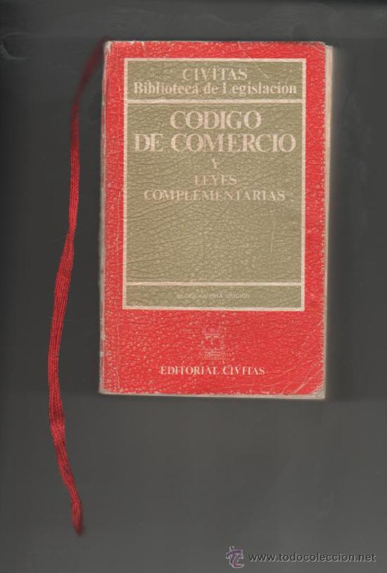 Libros de segunda mano: C&Oacute;DIGO DE COMERCIO Y LEYES COMPLEMENTARIAS (14&ordf; Edici&oacute;n,1990 &middot; 1184 P&Aacute;GINAS) - Foto 1