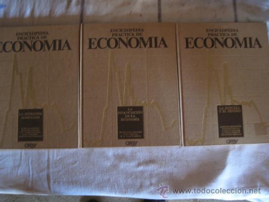 Libros de segunda mano: LOTE DE 3 LIBROS DE LA ENCICLOPEDIA PRACTICA DE ECONOMIA,