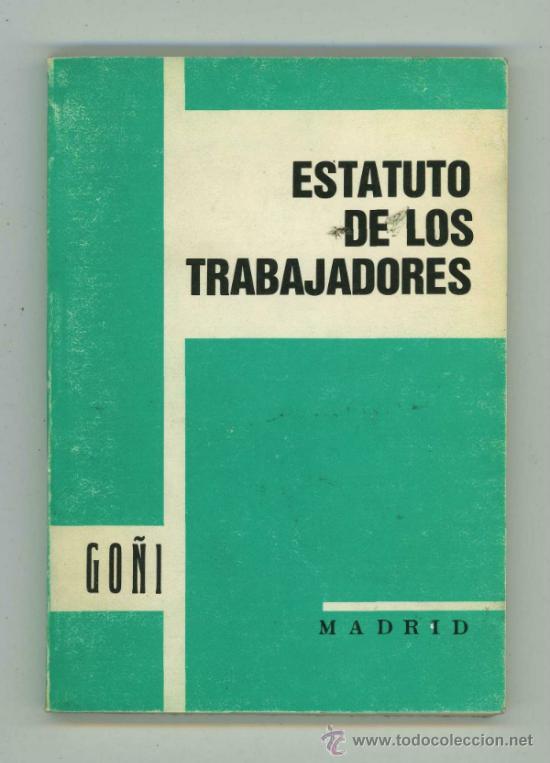 Libros de segunda mano: ESTATUTO DE LOS TRABAJADORES. - Foto 1