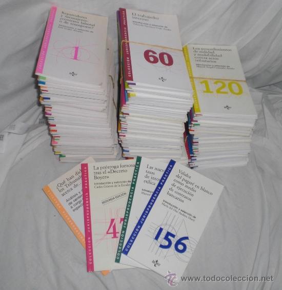 Libri di seconda mano: Colecci&oacute;n Jurisprudencia Pr&aacute;ctica. 159 tomos!!!!. Casi completa. Primera edici&oacute;n. De 1990 al 2000.