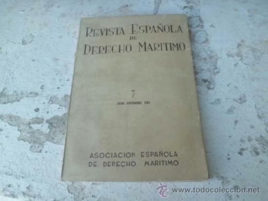 Gebrauchte B&uuml;cher: Libro revista espa&ntilde;ola de derecho maritimo 7 julio-septiembre 1964 L-3776