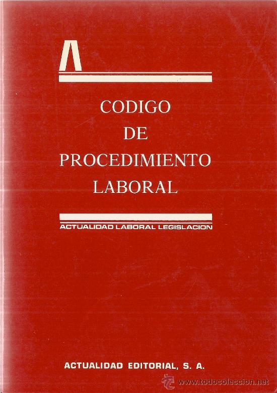 Libri di seconda mano: C&oacute;digo de procedimiento laboral - 1990