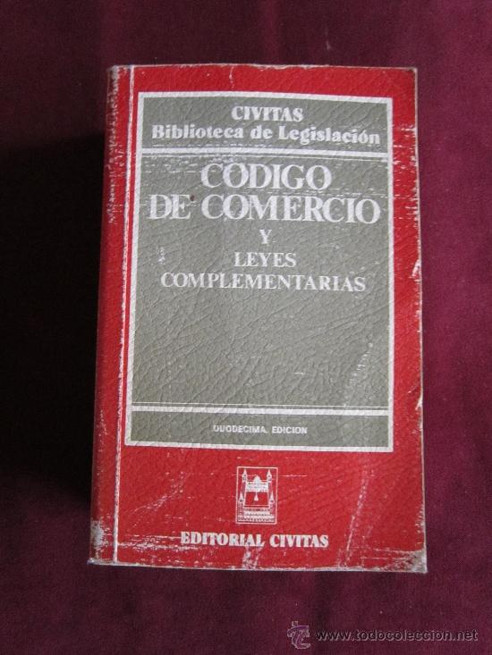 Libros de segunda mano: C&Oacute;DIGO DE COMERCIO Y LEYES COMPLEMENTARIAS. CIVITAS BIBLIOTECA DE LEGISLACI&Oacute;N - Foto 1