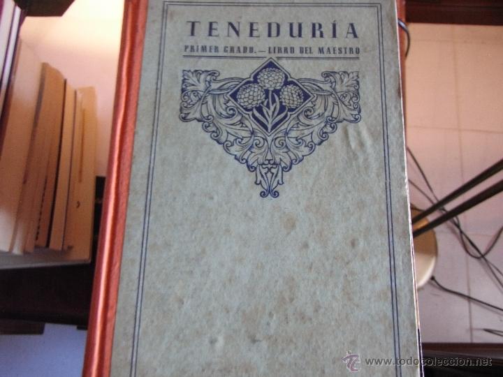 Libros de segunda mano: Tenedur&iacute;a. Primer grado. Libro del maestro. - Foto 1