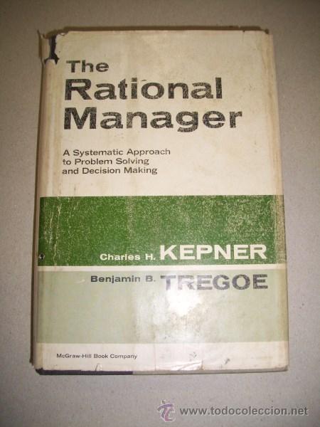 Libros de segunda mano: KEPNER, Charles H. The Rational Manager A Systematic Approach to Problem Solving and Decision-Making - Foto 1