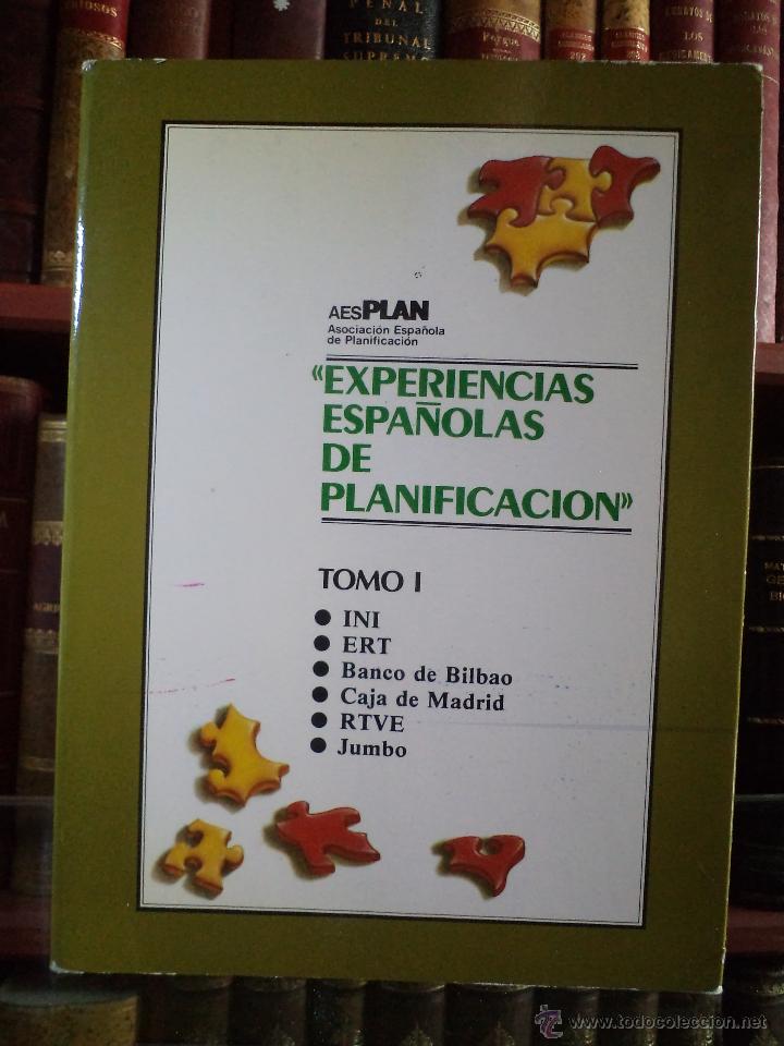 Gebrauchte B&uuml;cher: EXPERIENCIAS ESPA&Ntilde;OLAS DE PLANIFICACI&Oacute;N. TOMO I. VV.AA. A&ntilde;o 1985.