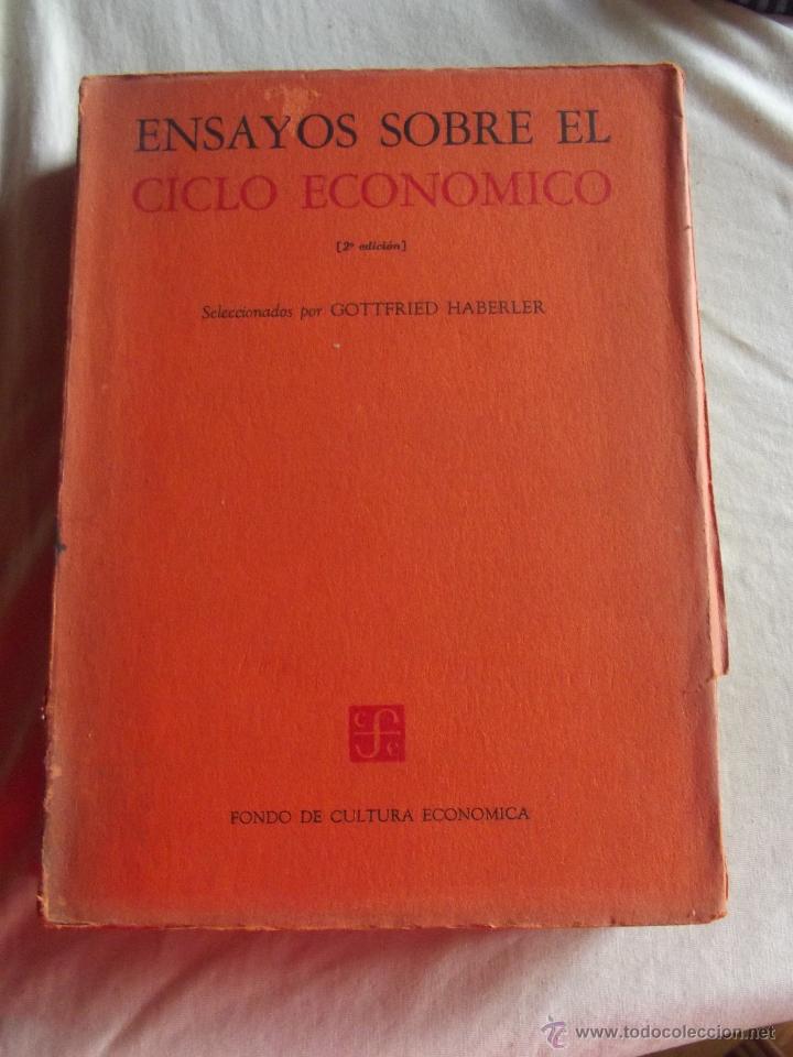 Libros de segunda mano: ENSAYOS SOBRE EL CICLO ECONOMICO SELECIONADOS POR GOTTFRIED   HABERLER