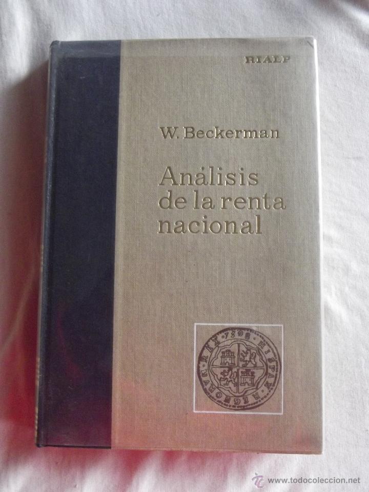 Libros de segunda mano: ANALISIS DE LA RENTA NACIONAL POR W. BECKERMAN