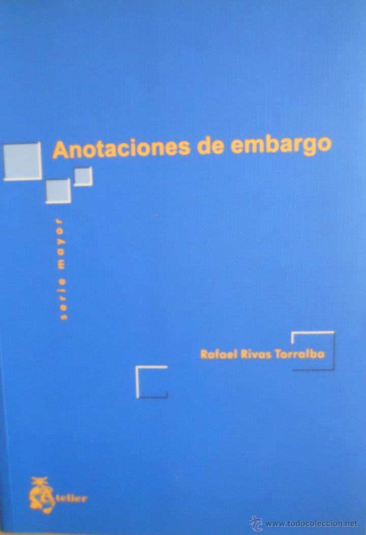 Libros de segunda mano: Anotaciones de embargo - Foto 1