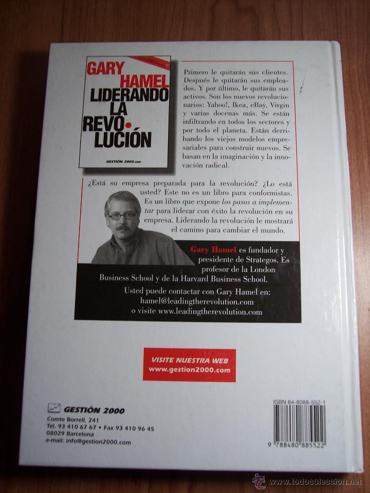 Libros de segunda mano: LIDERANDO LA REVOLUCI&Oacute;N (GARY HAMEL) - GESTI&Oacute;N 2000 - Foto 3