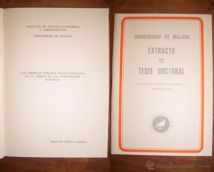 Second hand books: MEDEL C&Aacute;MARA, Braulio. Las empresas p&uacute;blicas multinacionales en el &aacute;mbito de las Comunidades Europea