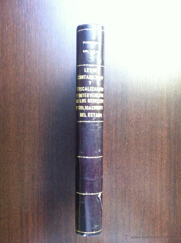 Gebrauchte B&uuml;cher: LEY DE CONTABILIDAD Y FISCALIZACION E INTERVENCION DE LOS DERECHOS Y OBLIGACIONES DEL ESTADO - 1957