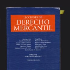 Libros de segunda mano: LECCIONES DE DERECHO MERCANTIL / DIRECTOR: AURELIO MENÉNDEZ, -ED. ARANZADI 2005