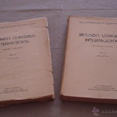 Libros de segunda mano: UNIÓN INTERNACIONAL DEL NOTARIADO LATINO - SEGUNDO CONGRESO INTERNACIONAL - 2 VOLS. - MADRID,1950.